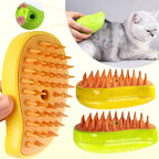 Brosse à Vapeur 3 en 1 pour Chien et Chat, Peigne de Toilettage
