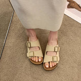 Mules confortables d'été 2 brides pour Femmes