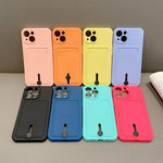 Coque souple avec porte-cartes pour iPhone