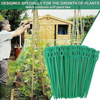Lot de 100 Attaches de Jardin Réutilisables – Liens de Fixation Réglables pour Plantes, Vignes et Arbustes