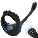 Cockring - Anneau pénien vibrant 3 en 1 avec télécommande