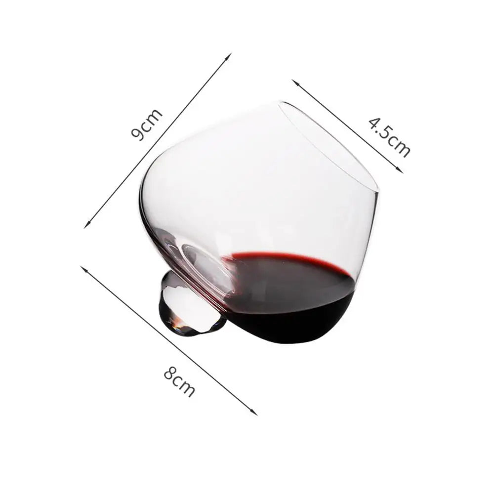 Verre à whisky et vin rotatif irrégulier