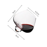 Verre à whisky et vin rotatif irrégulier