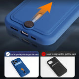Coque souple avec porte-cartes pour iPhone