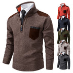 Pull Zippé Homme avec Poche - Chaleur & Style