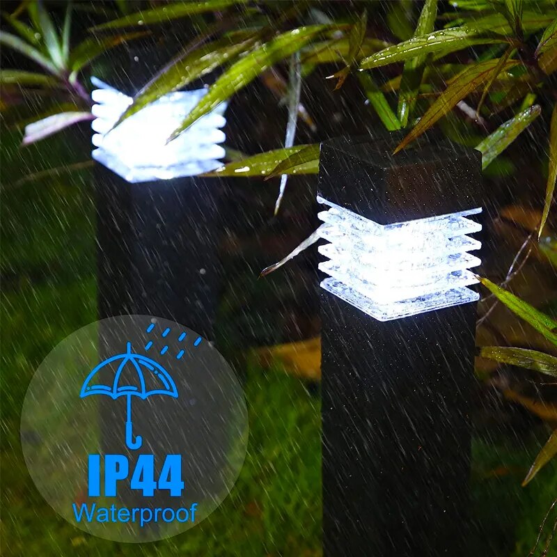 Lampes LED à énergie solaire étanches pour le jardin [Lot de 2]