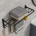 Support de serviette pliant en aluminium
