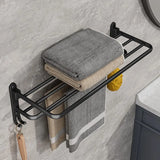 Support de serviette pliant en aluminium