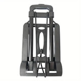 Diable à Main Pliable et Portable avec Cordes de Maintien - Jusqu'à 25kg