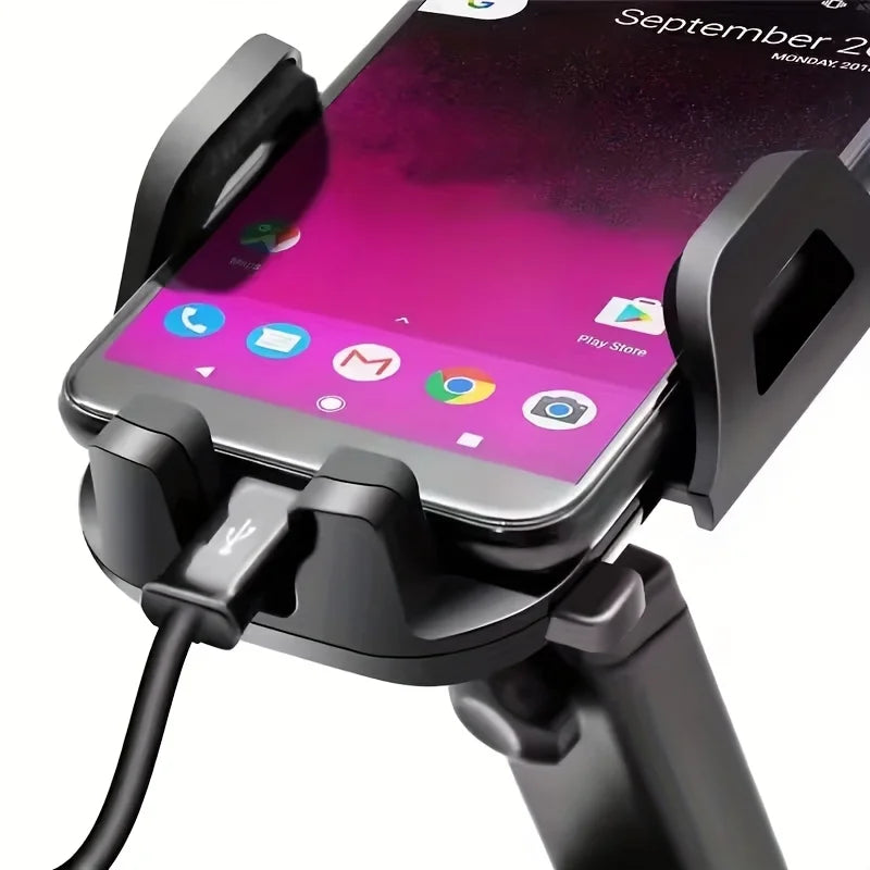 Support Téléphone Voiture à Bras Rétractable — Fixation Stable avec Ventouse Renforcée