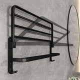 Support de serviette pliant en aluminium