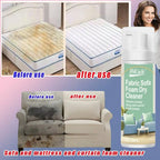 2x Détachants Mousse à Sec pour Tissu - Matelas, Canapé, Tapis...