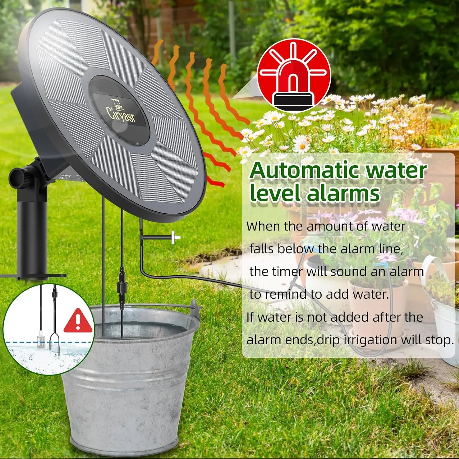 Système d'irrigation autonome solaire pour plantes