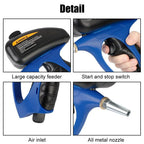 Pistolet sableur anti-rouille haute performance