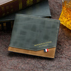 Portefeuille en cuir de grande capacité pour hommes