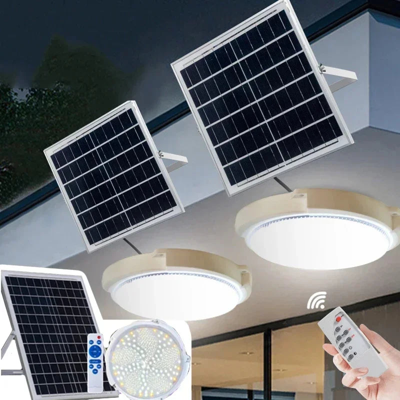 Plafonnier LED Solaire Puissant - 300W