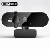 Webcam Full HD 2K 1080P 30FPS avec Microphone & Auto Focus avec Cache d'objectif