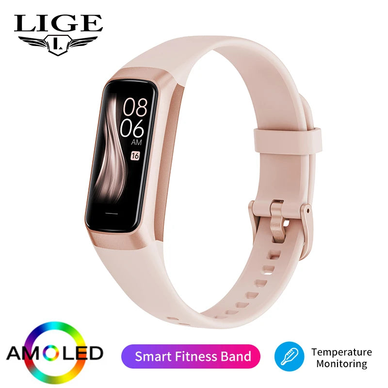 AMOLED Smartwatch - Waterproof Smartwatch with Sport and Heart Rate Tracking