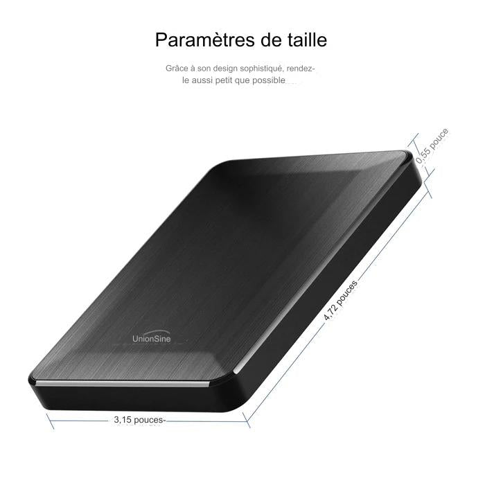 Disque dur externe, 250 Go, 320 Go, 500 Go, 1 TB