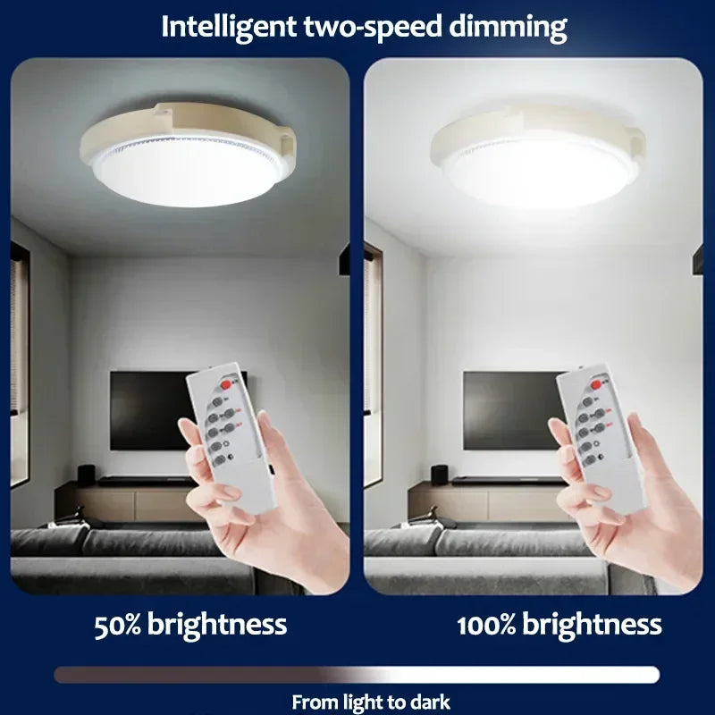 Plafonnier LED Solaire Puissant - 300W
