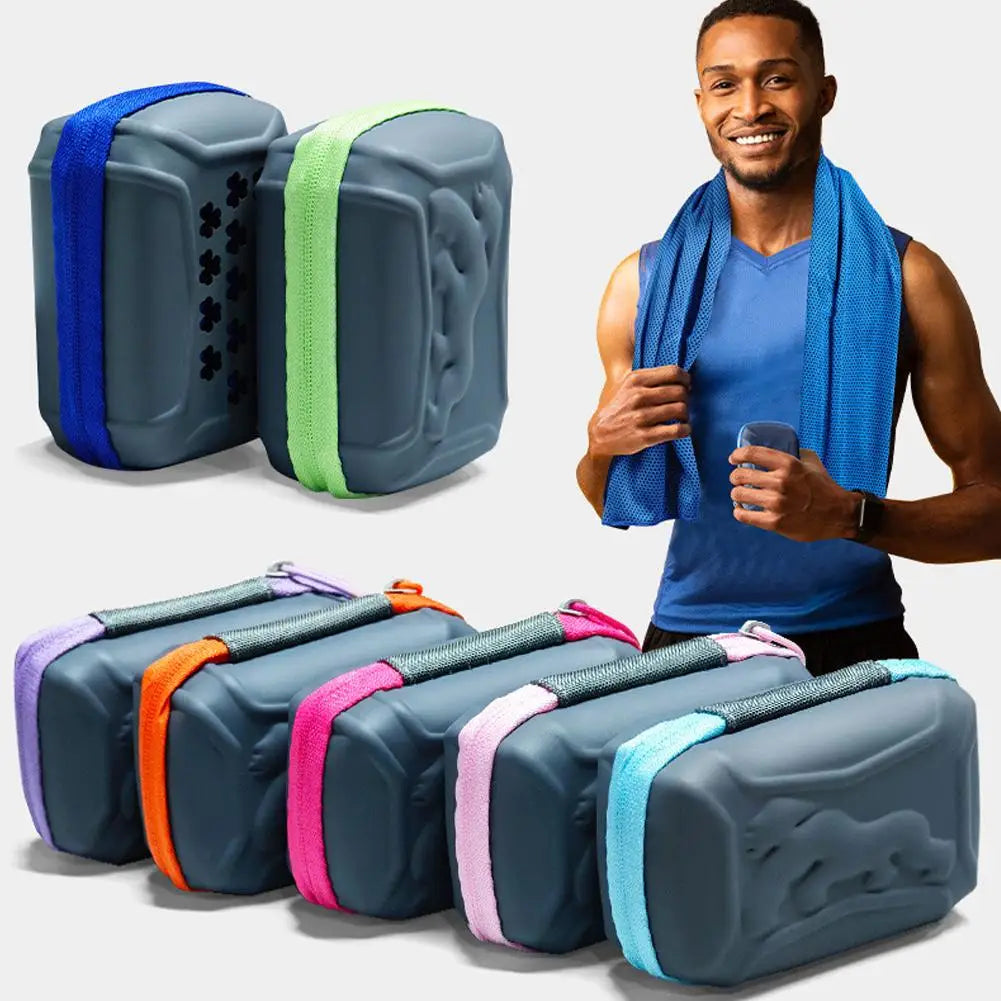 Serviette Rafraîchissante Sport & Voyage – Séchage Rapide, Légère & Compacte + Pochette OFFERTE
