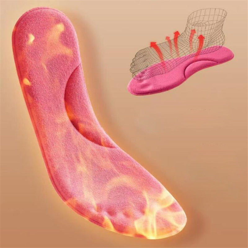 Lot de 3 Semelles thermiques - Mousse à mémoire de forme