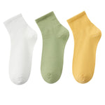 Lot de 3 paires de Chaussettes Courtes Confort & Douceur – 100% Coton
