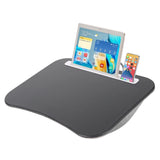 Bureau de voyage multifonctionnel pour ordinateur portable avec coussin