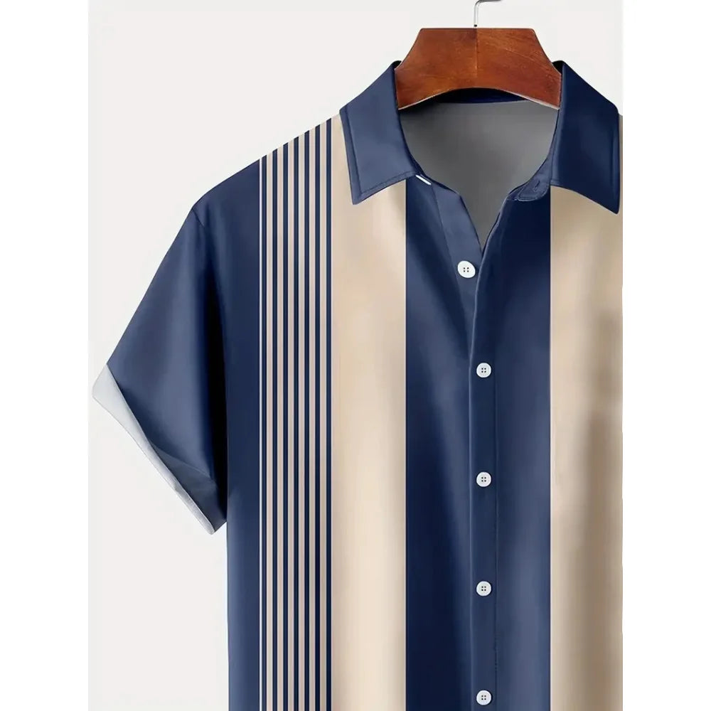 Chemise Légère à Imprimé Patchwork - Homme