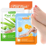 Lot de 6 paires masques exfoliants pour pied