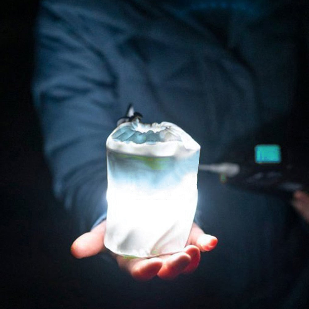Lampe pliante gonflable portable