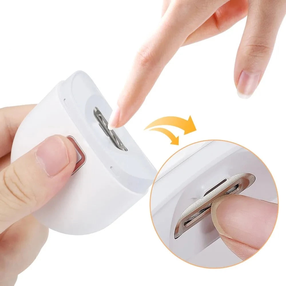 Coupe ongle électrique lumière LED intégrée