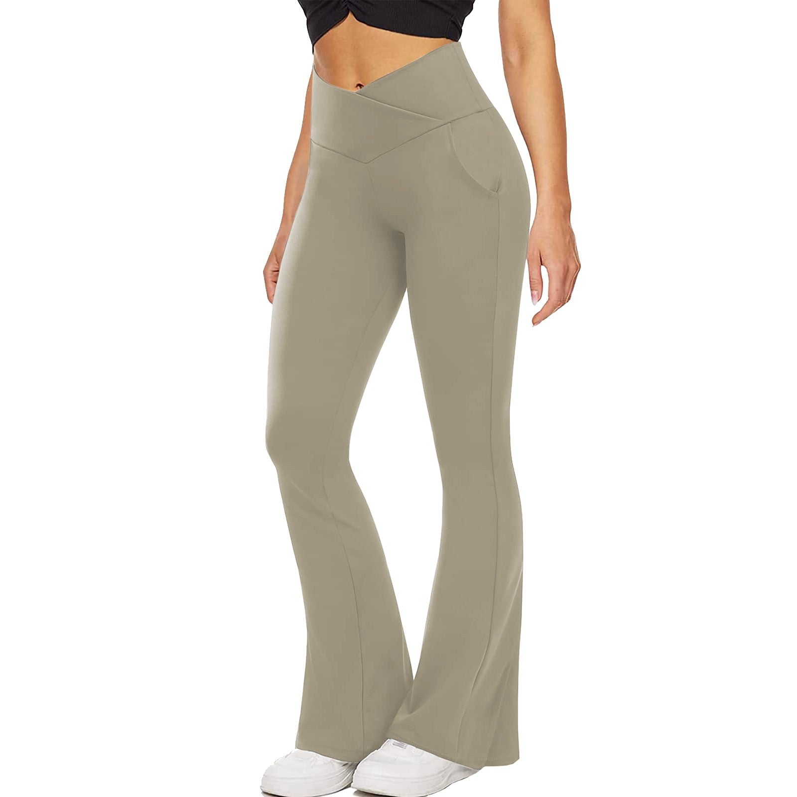 Legging évasé confort + Effet ventre plat