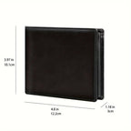 Portefeuille Anti-RFID en Cuir PU Grande Capacité - Homme