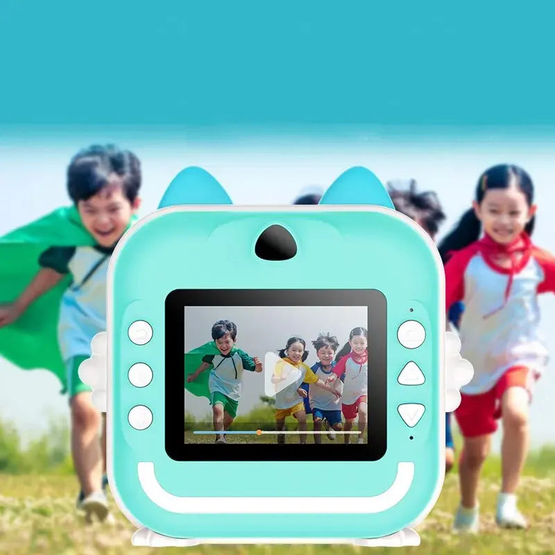 Appareil photo numérique à impression instantanée pour enfants