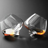 Verre à whisky et vin rotatif irrégulier