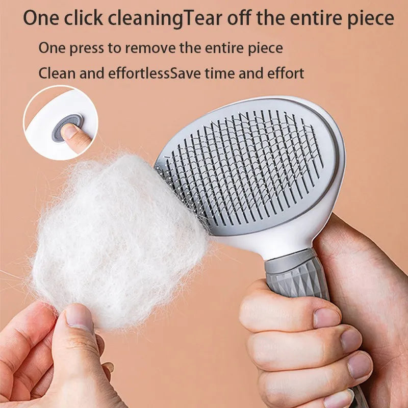 Lot de 2 Brosses Autonettoyantes pour animaux + 1 OFFERTE