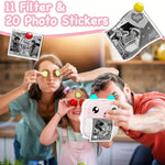 Appareil photo numérique à impression instantanée pour enfants