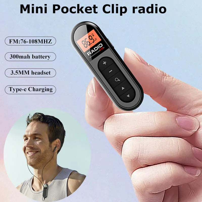 Mini lecteur radio portable