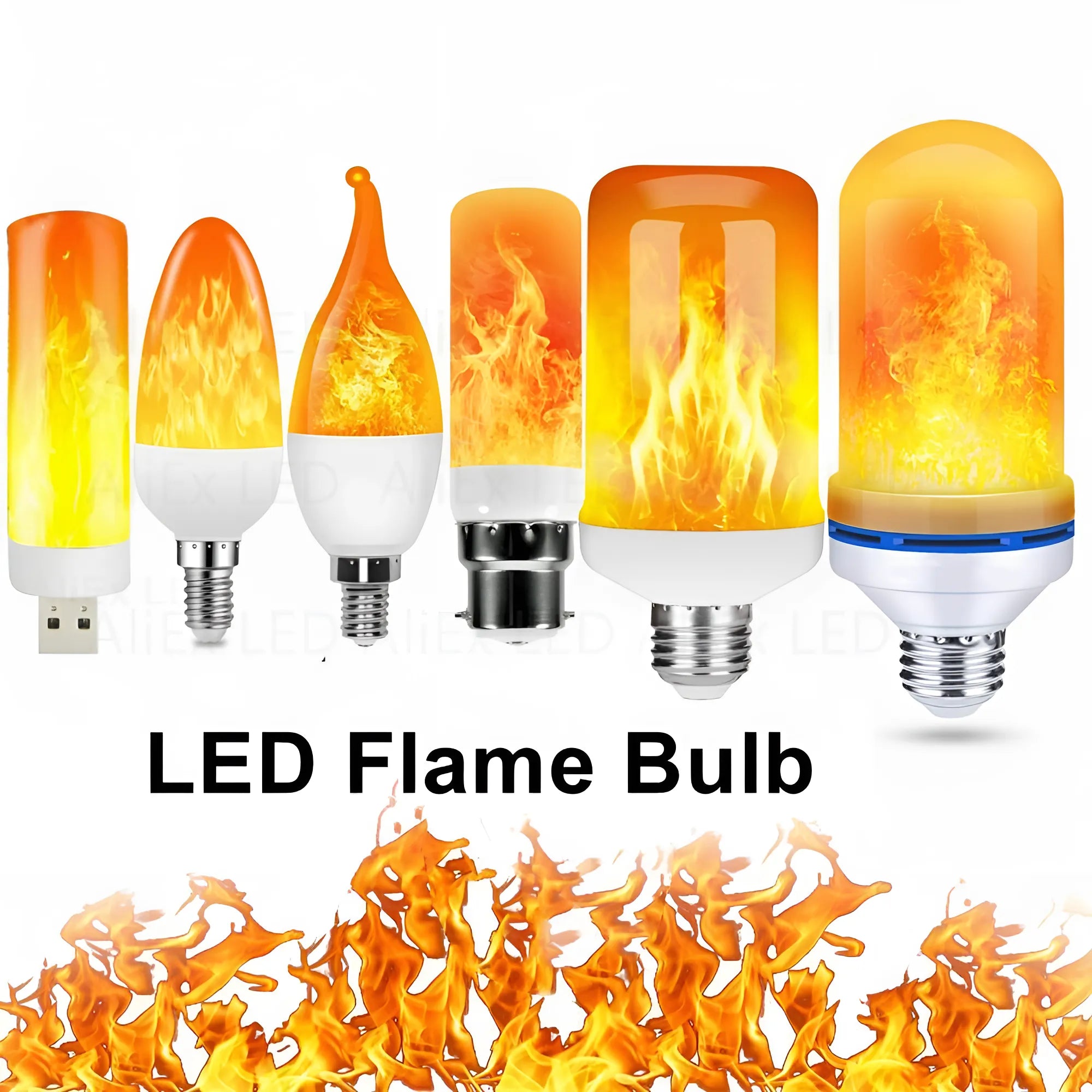 Ampoule LED à Effet Flamme