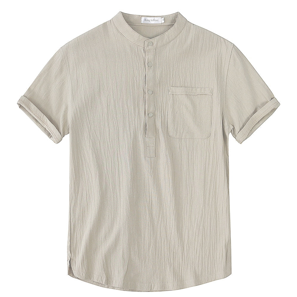 LEO - Chemise en lin respirant pour homme