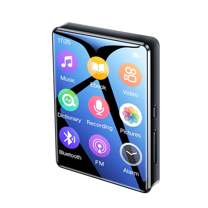 Mini lecteur MP3 Ecran tactile 2.4 Pouces Bluetooth - Radio FM et Dictaphone intégrés