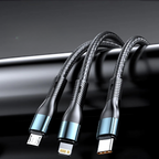 Lot de 2 Câble USB 3 en 1 charge rapide 120W