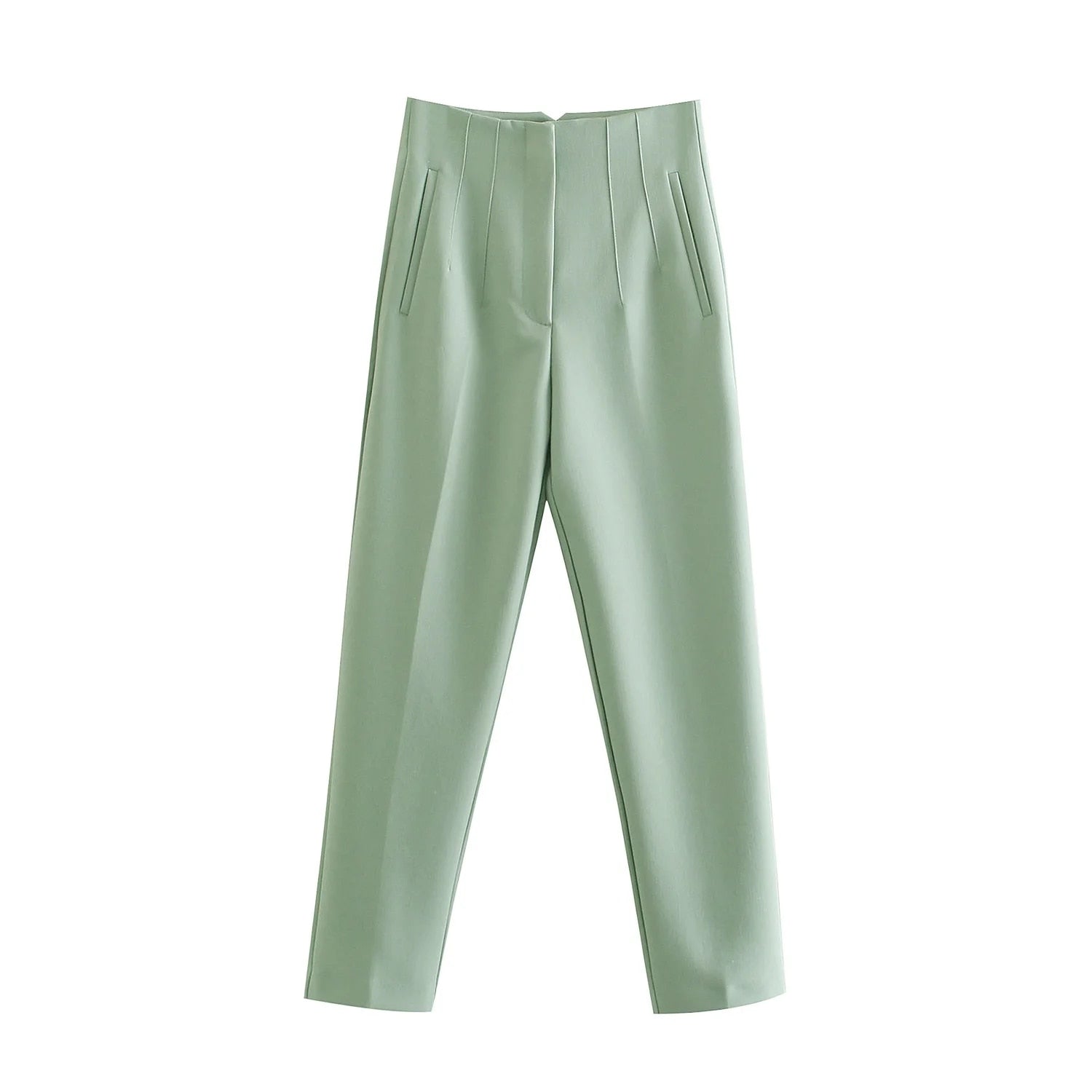 Pantalon taille haute pour femme