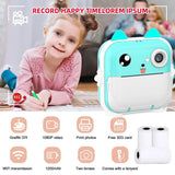 Appareil photo numérique à impression instantanée pour enfants