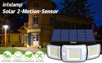 Projecteur Solaire LED Ultra Puissante avec Double Détecteur de Mouvement