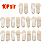 Lot de 3 Paies de Chaussettes Semelles Invisibles Antidérapantes Femme avec Coussinets Amortissants