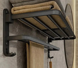 Support de serviette pliant en aluminium
