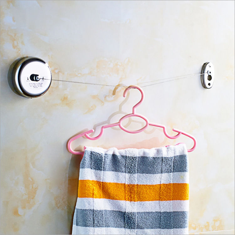 Corde rétractable sèche-linge en acier inoxydable