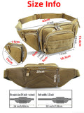 Sac banane militaire pour homme